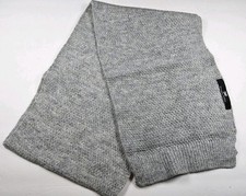 Sciarpa maglione Elisabetta Franchi misto lana pelliccia di coniglio grigio