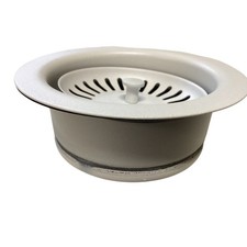 Blanco 240328 3.5" Metal Waste Flange for Garbage Disposal - White