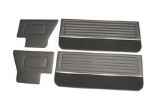 Luxus Türpappen Türverkleidungen mit Teppich & Zierleiste für VW Golf 1 Cabrio 