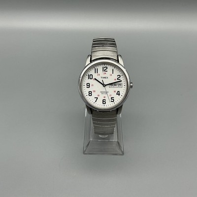 Timex Easy Reader Mens Watch 35mm IndigloDay Date T20461 Stretch