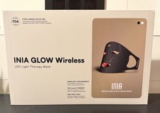 INIA GLOW Wireless LED Light Therapy Mask New In Open Box