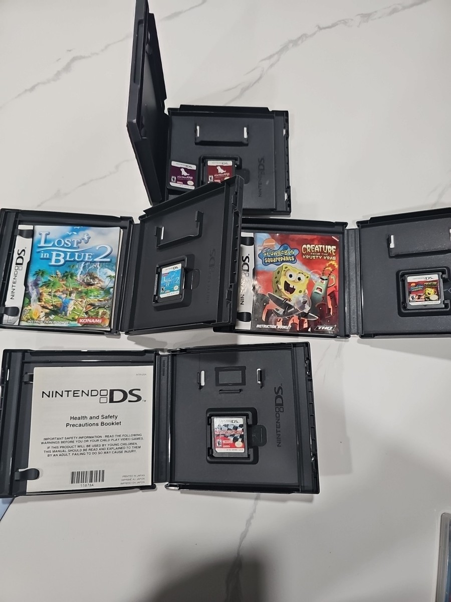Nintendo DS Game NDS Lot 5 Games SOLD AS IS NO RETURNS - READ