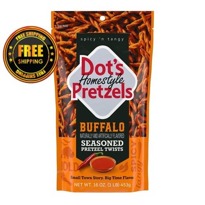 Dot s Buffalo Seasoned Pretzel Twists, 16 oz