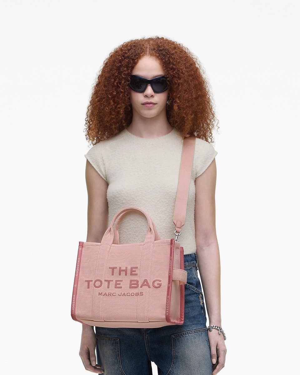 トートバッグ Marc Jacobs The Jacquard Medium Tote Rose Handbag The Jacquard Tote Bag Collection | Neiman Marcus