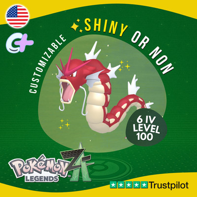 Gyarados Shiny or Non  6 IV Pokémon Legends Z-A Competitive Customizable ZA Z A