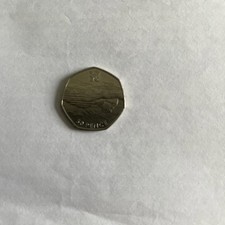 Olympic 2011 Swimming  50p Coin Rare Circulated Coin