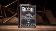 National Theory 11 Luxury Playing Cards Deck Black Gold Magic Tricks Sealed N