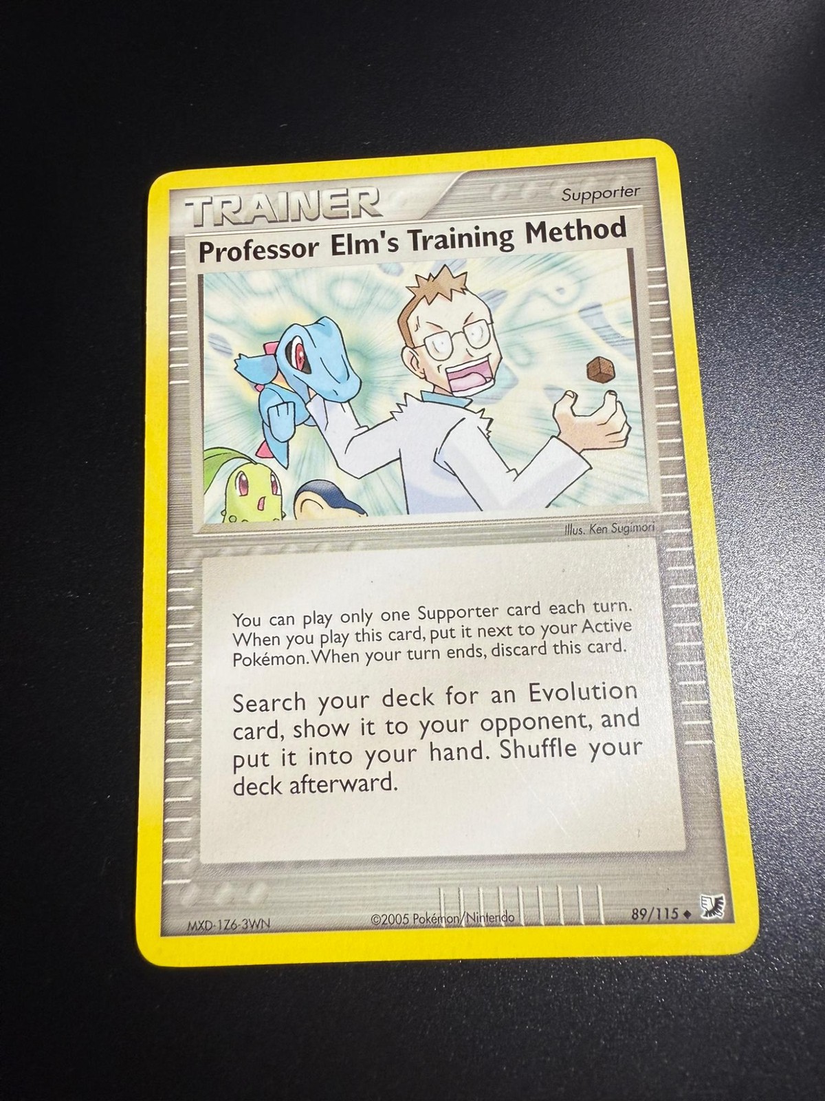 PROFESSOR ELM'S TRAINING METHOD 89/115 UNCOMMON UNSEEN FORCES POKEMON HP