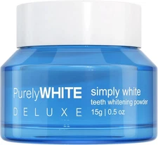 PurelyWHITE DELUXE, Whitening Powder - Removes Stains, No Sensitivity -... 