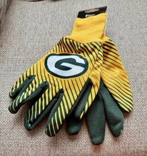 NEW Wincraft Sport Utility Gloves NFL Greenbay Packers ~ Striped ~ Licensed ~