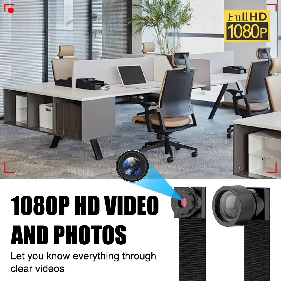 New 1080P 4K Cam HD Wireless WiFi Security Mini Micro Pinhole Screw DIY Cam DVR - Image 3 of 4