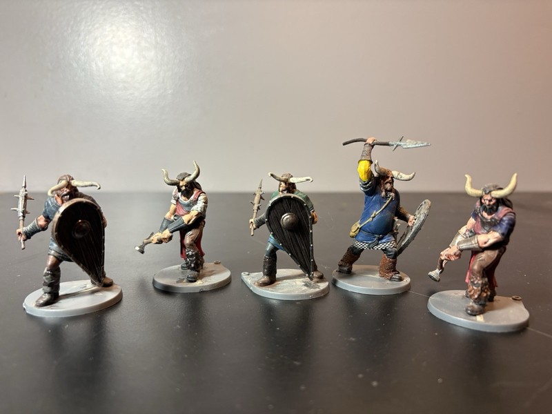 Banner Saga Hand Painted Miniatures - 28mm Wargame - 5 Varl