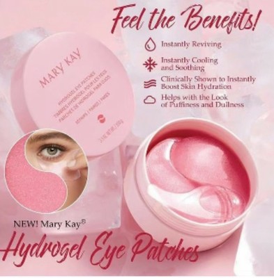 Mary Kay Hydrogel Eye Patches Pink Under Eye Instantly Reviving Hydrating