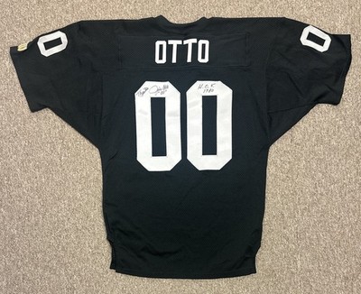 【送料無料❗️激レアデッドタグ付❗️】80s〜ニーム・オリンピック ユニフォーム L Jim Otto Oakland Raiders HOF 80 SIGNED Wilson Football Jersey #00