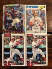 Ryan Jeffers 4 Card LOT! Ray Wave / Heritage / 2026 - Minnesota Twins