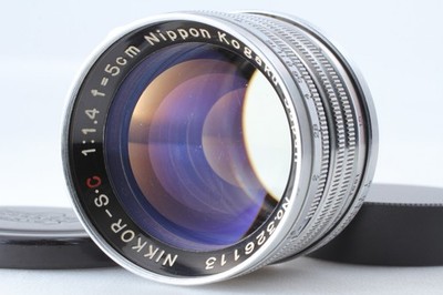 [Near MINT] Nikon Nikkor S C 5cm 50mm f1.4 Vintage Objektiv Leica LTM L39...