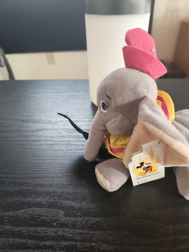 Walt Disney World 7" Dumbo Mini Bean Bag-Beanie Plush NWT - Picture 11 of 14