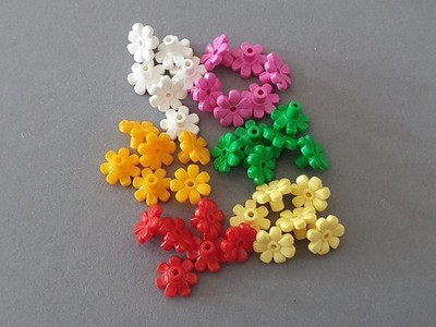 36 Lego Pflanzen Blüten Blumen bunt 6 Farben NEU 32606