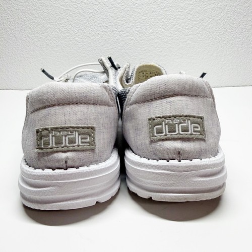 Hey Dude Wendy Sox slip on grigio ghiacciaio taglia 9 - Foto 8 di 10