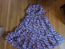 J. Crew Harbour Floral Side Cutout Cotton Maxi Dress, Size 3X, NWT