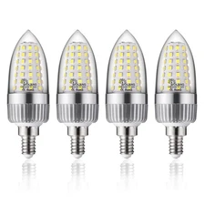 E12 LED Candelabra Bulb, 12W LED Candle Bulbs,100-Watt Light Bulbs Equivalent...