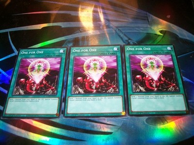 3x One for One 1st Edition Common L5DD-ENY25 Yu-Gi-Oh!