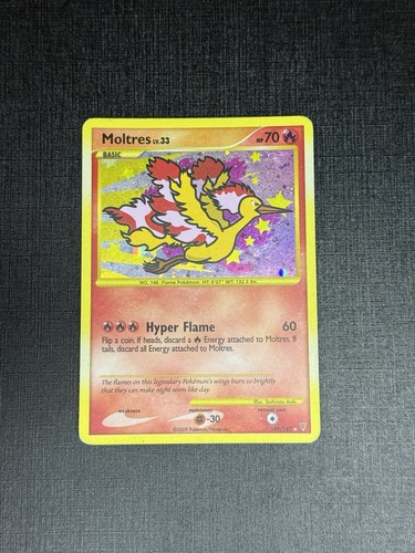 LP-/MP Moltres LV. 33 Holofoil Supreme Victors 149/147 2009 Pokemon TCG