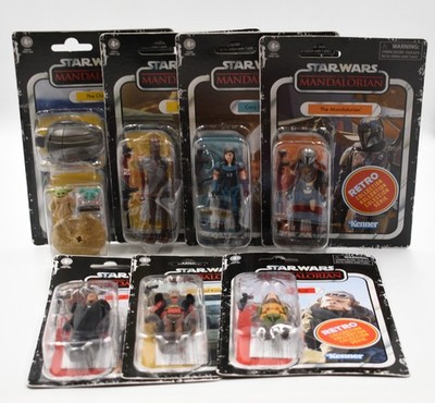 Star Wars The Mandalorian Retro Collection Actionfigur 7er Set