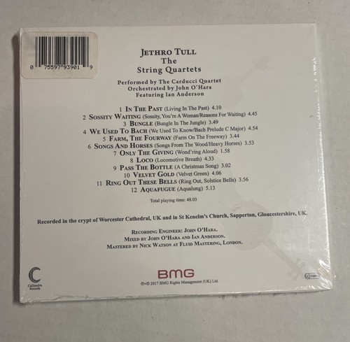 Jethro Tull Ian Anderson The String Quartets SEALED Cd #E - Picture 2 of 3