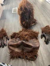 1996 The Paper Magic Group Ape Gorilla Sasquatch Mask Gloves Chest