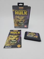 The Incredible Hulk (Sega Genesis, 1994) With manual Tested CiB