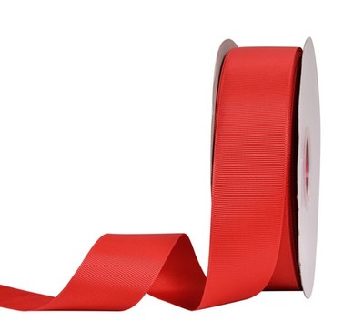 YAMA Red Grosgrain Ribbon 1-1/2 Inch Continuous 50 Yards 1 1/2'' 50Yds,