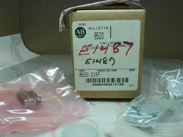 Allen Bradley 8520-D15F Operator Video Connector Factory Sealed-New In Box img