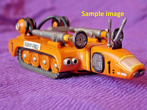 💫MINT KONAMI 2003 Thunderbirds RECOVERY VEHICLE Figure Length 3.5" 9cm 🚚 UK