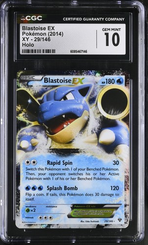 Blastoise-EX graded CGC 10 for sale on eBay