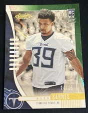 2019 Panini Absolute Rookie Green Spectrum /25 Alex Barnes #193 Rookie RC Titans