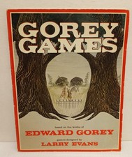 Gorey Games by Edward Gorey & Larry Evans-First Printing-1979