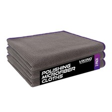 Microfiber Cleaning Cloth for Car Wax Removal, 16 x 16 Inch, 3 Pack