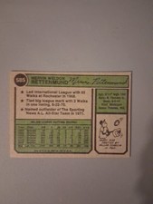 Merv Rettenmund -1974  Baltimore Baseball Card Autograph Signature Topps# 585