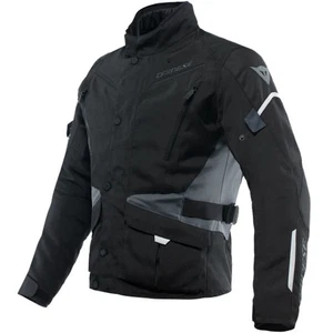 Dainese Tempest 3 D-Dry Textile Motorcycle Motorbike Jacket Black Ebony