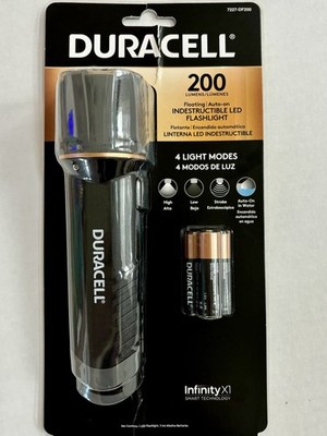 Duracell Indestructible LED Flashlight   200 Lumens   Waterproof, Floating   NEW