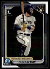 2024 Bowman Chrome Prospects Refractors Filippo Di Turi Milwaukee Brewers