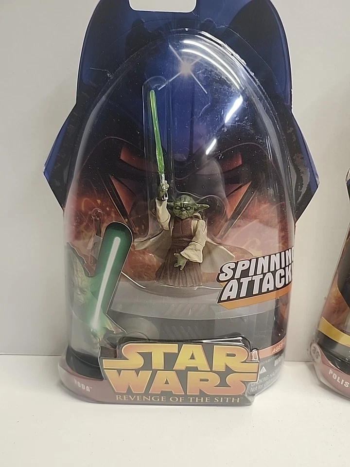 Lote de 3 figuras de acción Star Wars La venganza de los Sith en tarjeta nuevo en paquete envío gratuito Foto 3 de 4