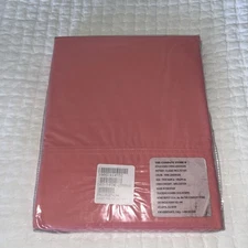 The Company Store E4S5-T-Pink-Lemonade TWIN Flat Sheet 100% Cotton NIP