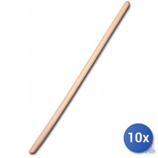 10x Andrighetti Griff aus Holz Gefr&auml;st aus Buche F&uuml;r Spaten