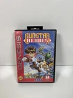 Sega Genesis Gunstar Heroes NO MANUAL (Tested)
