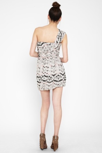BCBGeneration BCBG Max Azria ONE-SHOULDER RUCHED DRESS Mini