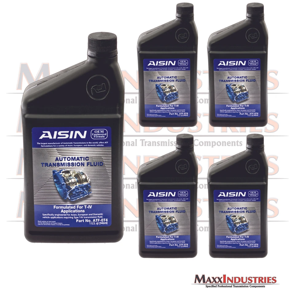 Toyota Lexus Type IV Automatic Transmission Fluid Service Aisin 5-quart Pack — 第 2/3 张图片