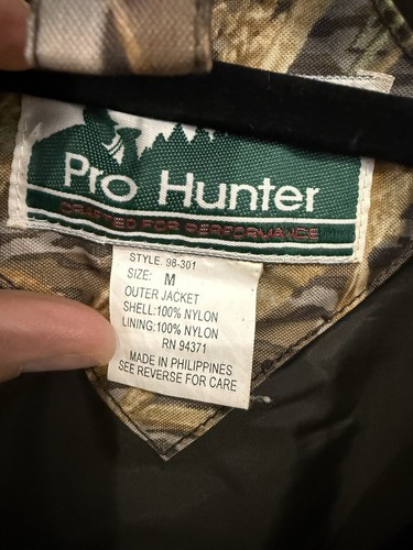 Mens M Mossy Oak Shadowgrass Pro Hunter Duck Hunting Waterproof Coat And Liner - Picture 5 of 17