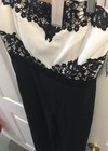 Ladies NY & Company (New) Beautiful Strapless Wide Leg One Piece Black Size 4 — photo 6